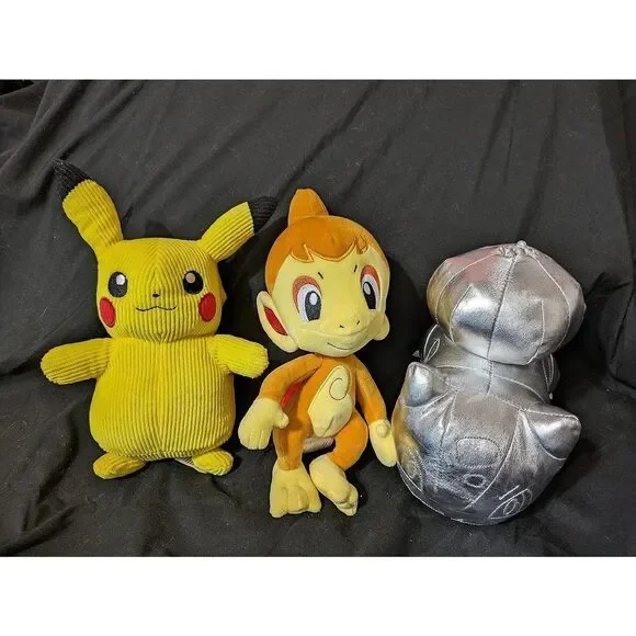 Pokemon Mystery Blind Box, 3-Pack Plush, Assorted Receive of